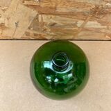 Antique Vintage Green Glass Dame Jeanne Float Ball Bottle