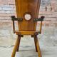 Chaise fauteuil brutaliste vintage