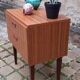 Table de chevet année 70 style scandinave
