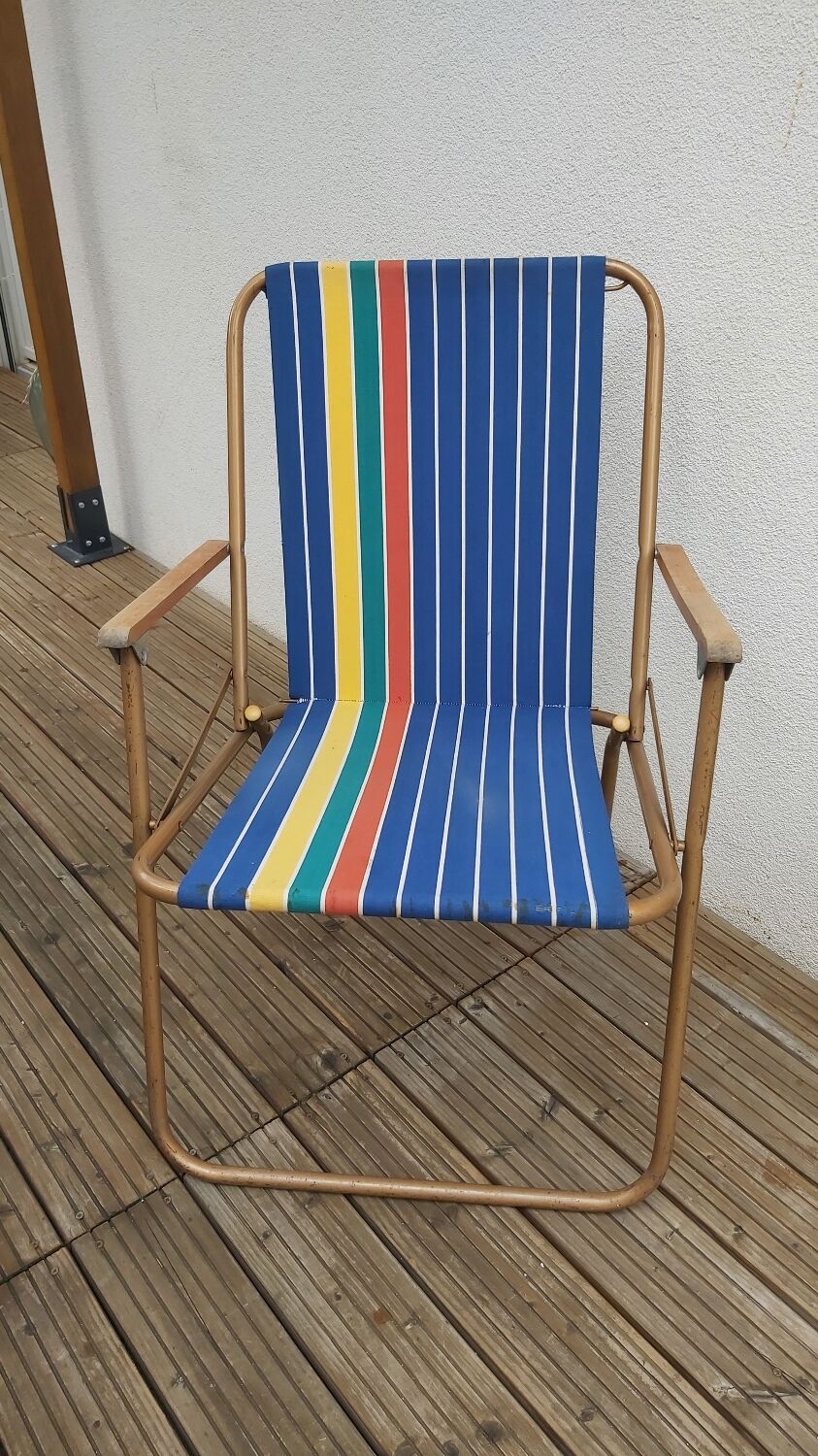Camping chair 70s