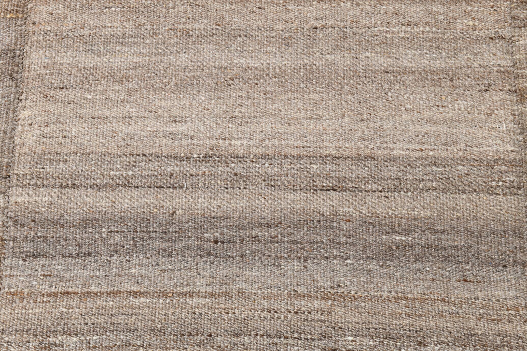 9x13 Brown Beige Large Vintage Rug, 265x399Cm