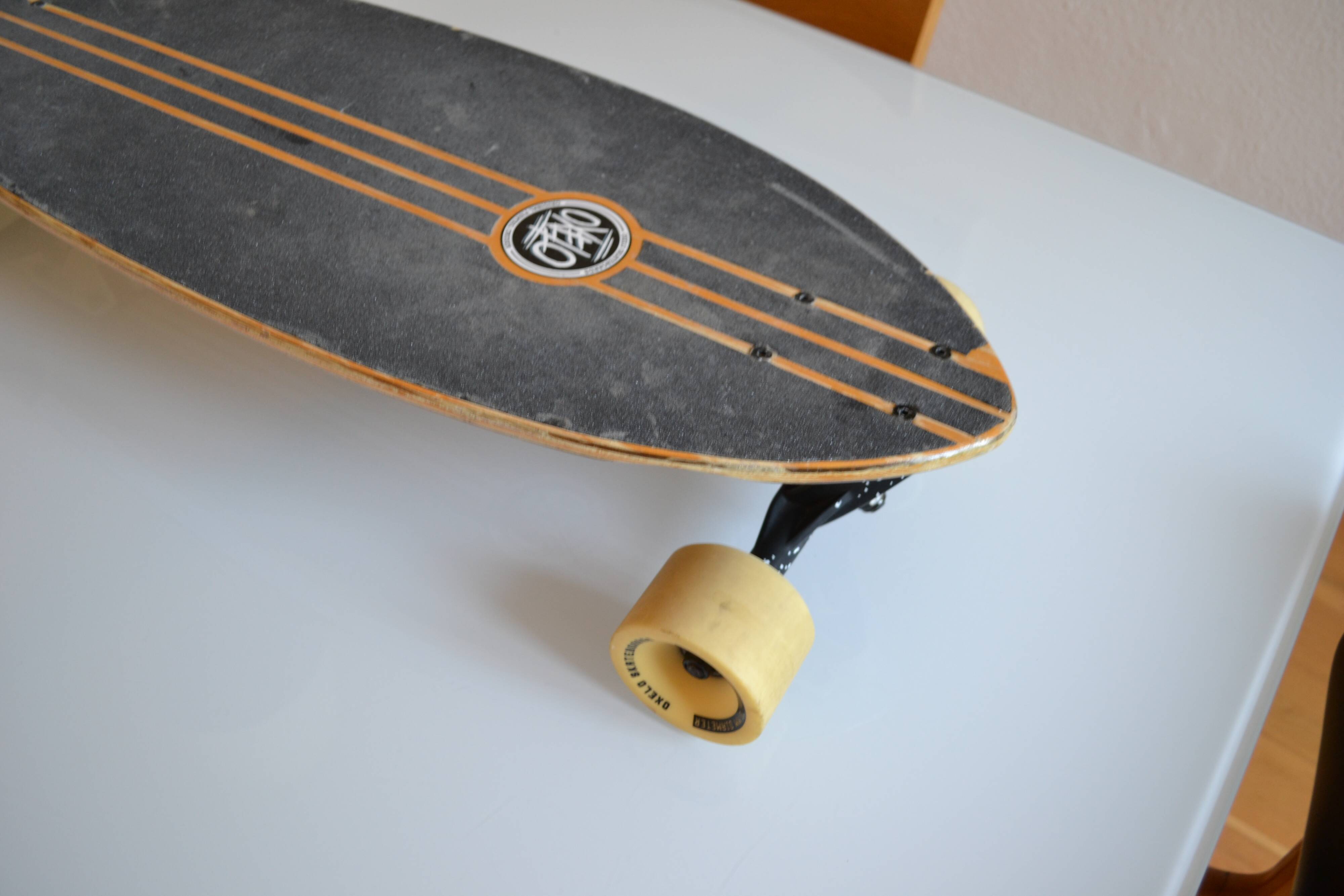 skateboard skate longboard fishtail cruiser oxelo old school style