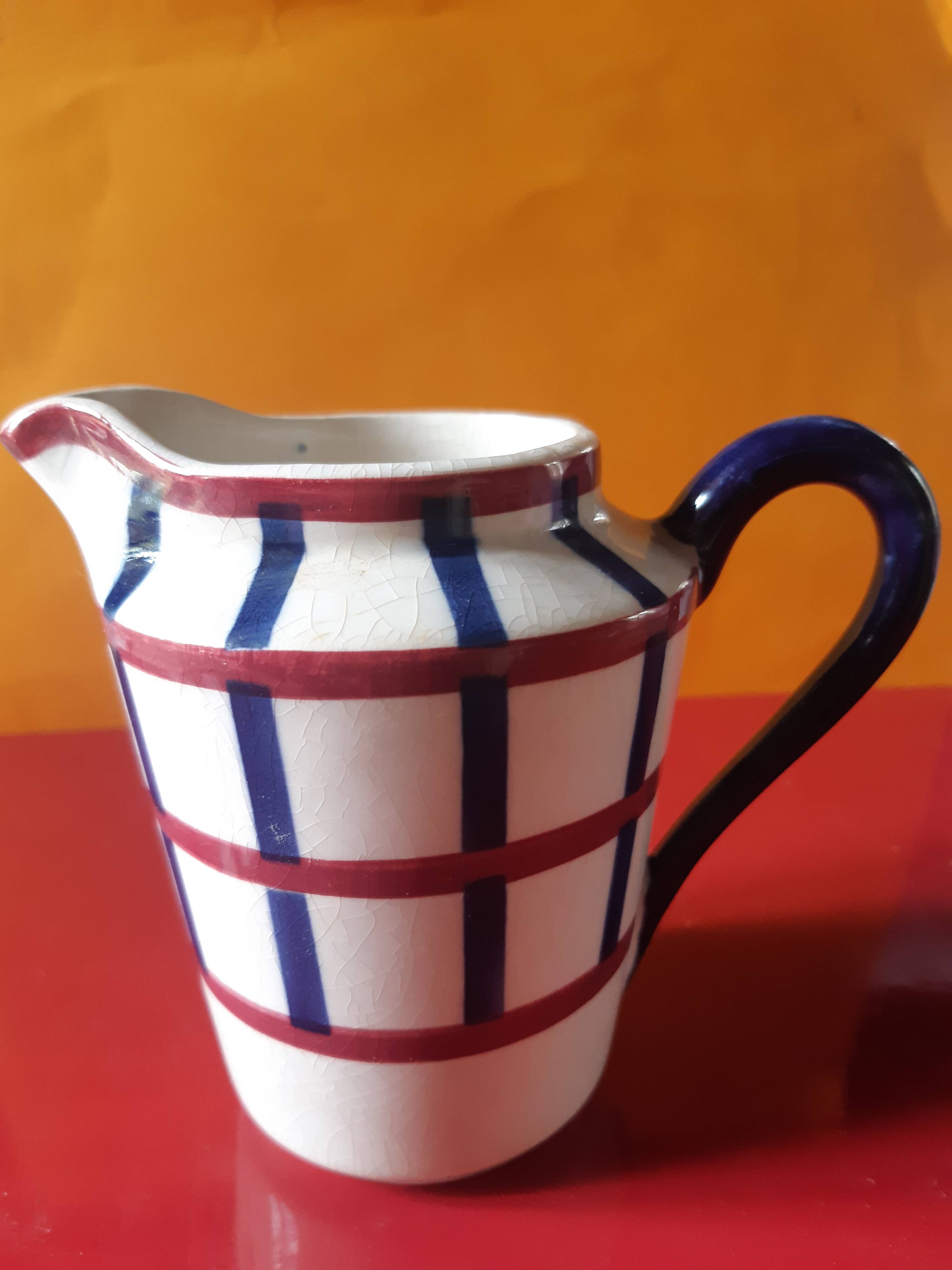Breakfast milk jug from a Basque decorative set.