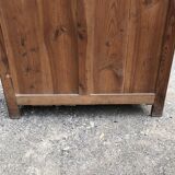 Vintage Parisian pine cabinet.