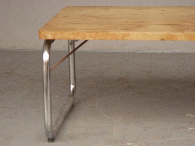 Table low tubular structure 1970