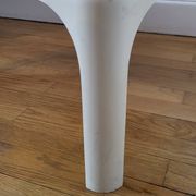 DEMETRIO 45 white coffee table design Vico Magistretti by Artemide Italy 1960
