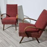 Vintage armchairs by Jaroslav Smidek, 1960s, Set of 2