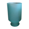 Blue glass vase