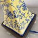 Ceramic lamp, 2 m fabric cable, cotton shade