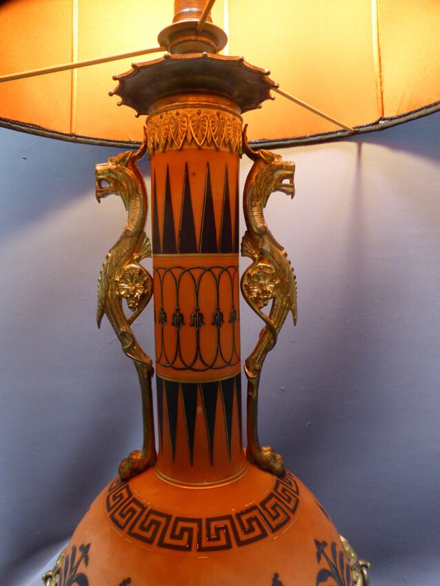 Lamp porcelain Napoleon III