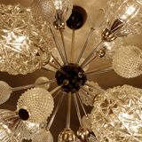 Large vintage pendant light, 70s