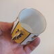 Cup art deco porcelain from Limoges Baranger