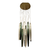 Cascade contemporaine de luxe italienne en verre de Murano "Épées" par Simoeng