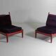 Ensemble XL de 8 chaises longues vintage, Belgique 1960