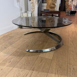 Scimitar coffee table by Boris Tabacoff 1970