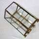Ancienne petite vitrine hexagonale pour miniatures ou bijoux