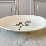 Dessert service flowers Made in France 50s