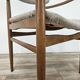 Swedish armchair in wood and fabric