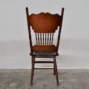 Vintage ash dining chairs, 1920