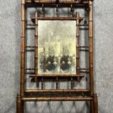 Coat rack with Chinese style bamboo umbrella stand circa 1880
