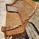 Rattan bench