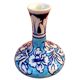 Vase céramique à décor floral Hauteur : 100mm   Diamètre (au col) : 30mm Po