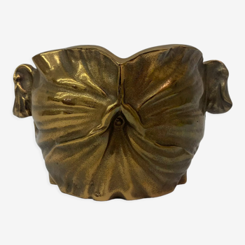 Pot de fleurs en bronze, années 1930