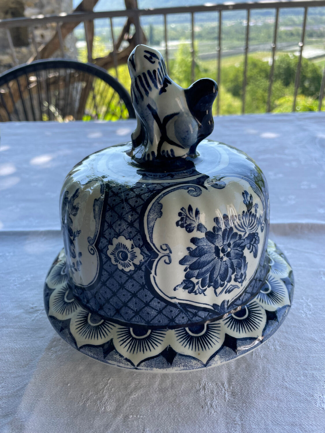 Delftware vase by Boch Royal Sphinx