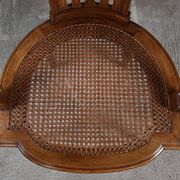 Small Office Armchair in Walnut, Louis XVI style – Late 19th century
