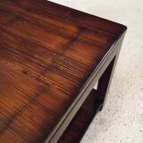 Postmodern Bamboo Side Table by Axel Vervoordt, Belgium, 1980s