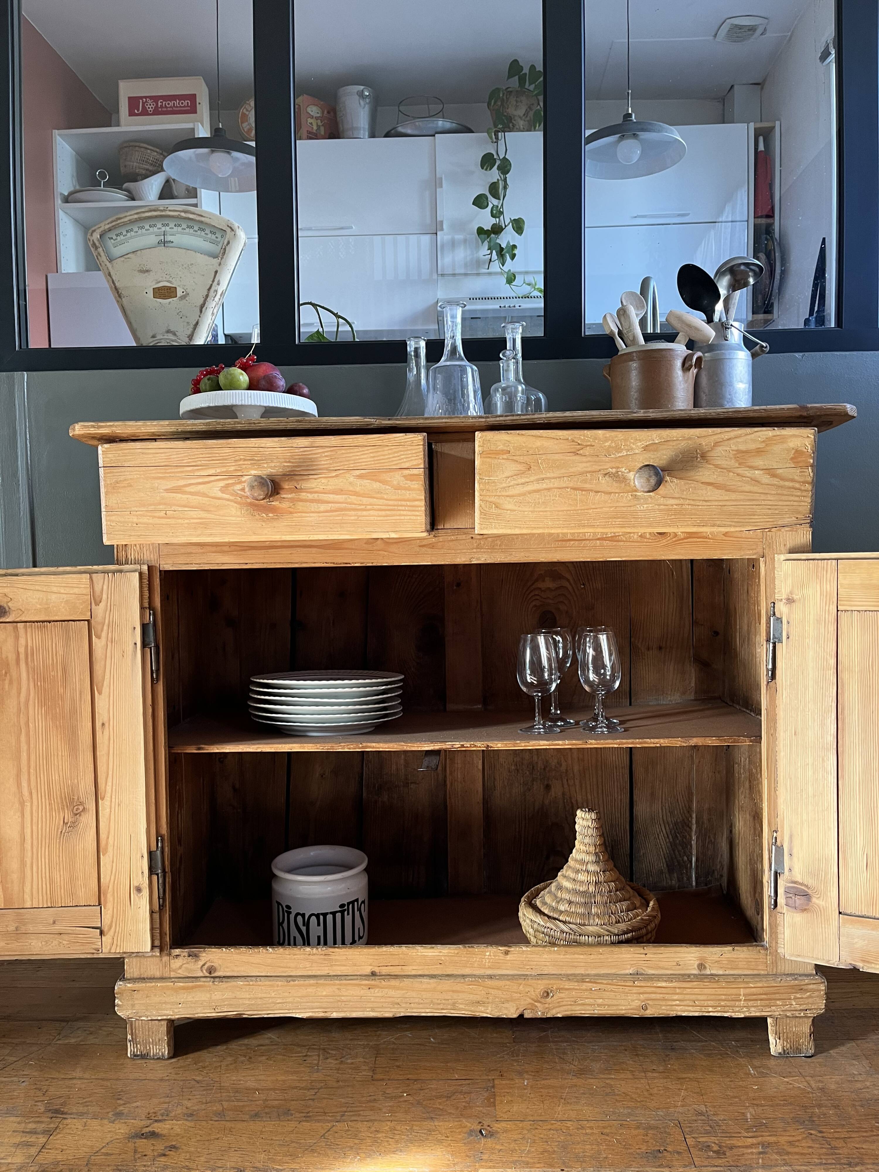 Vintage English sideboard