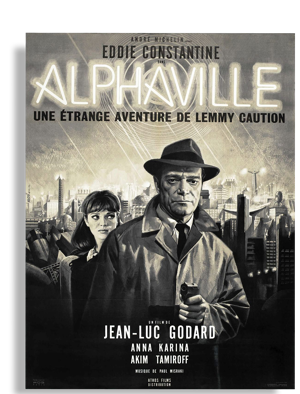 Affiche de cinéma originale Alphaville