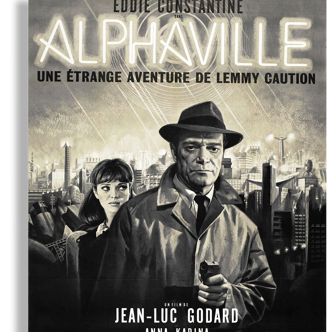 Affiche de cinéma originale Alphaville