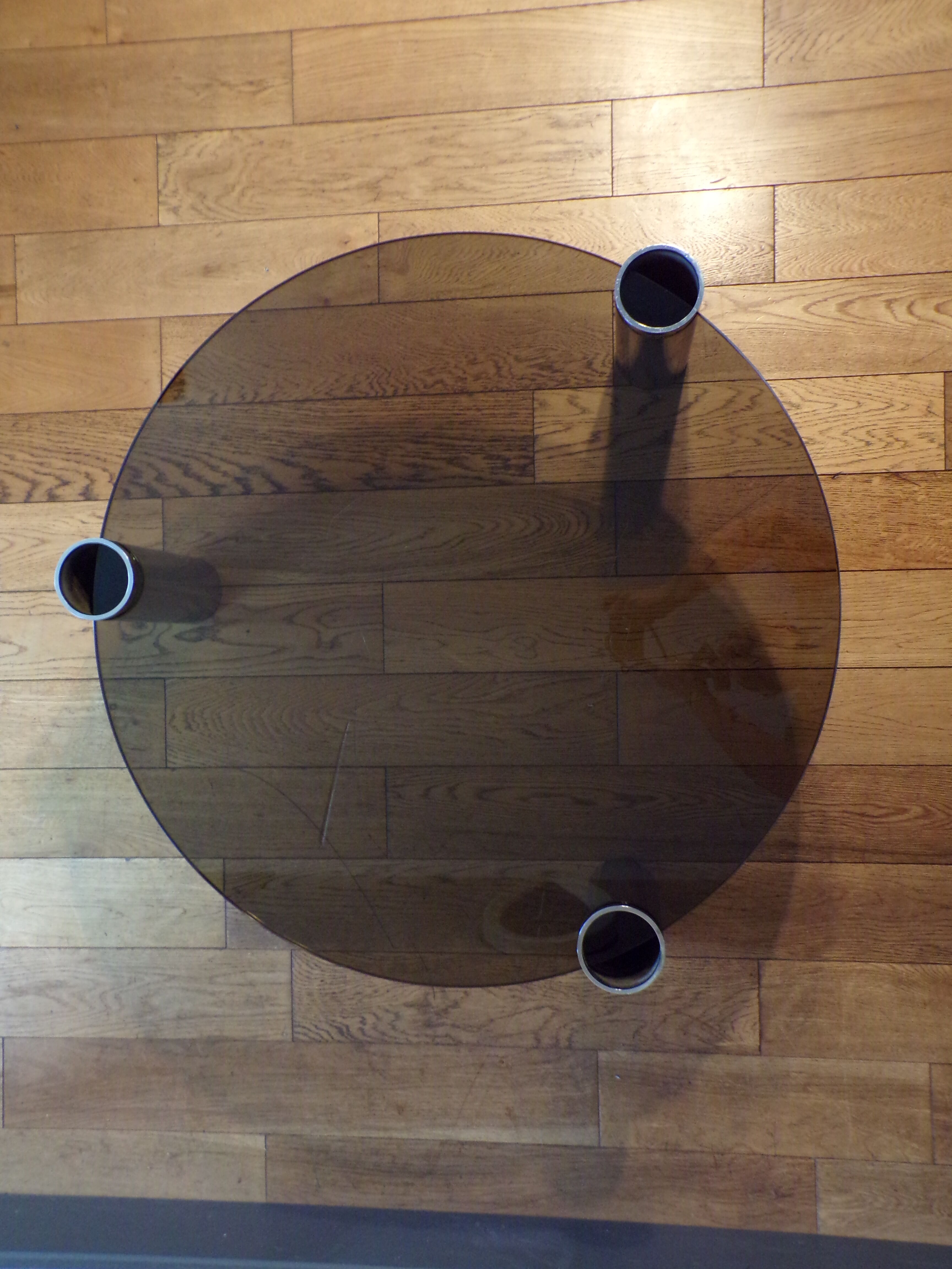 Space age tripod coffee table