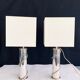 Duo pieds de lampe Ercuis