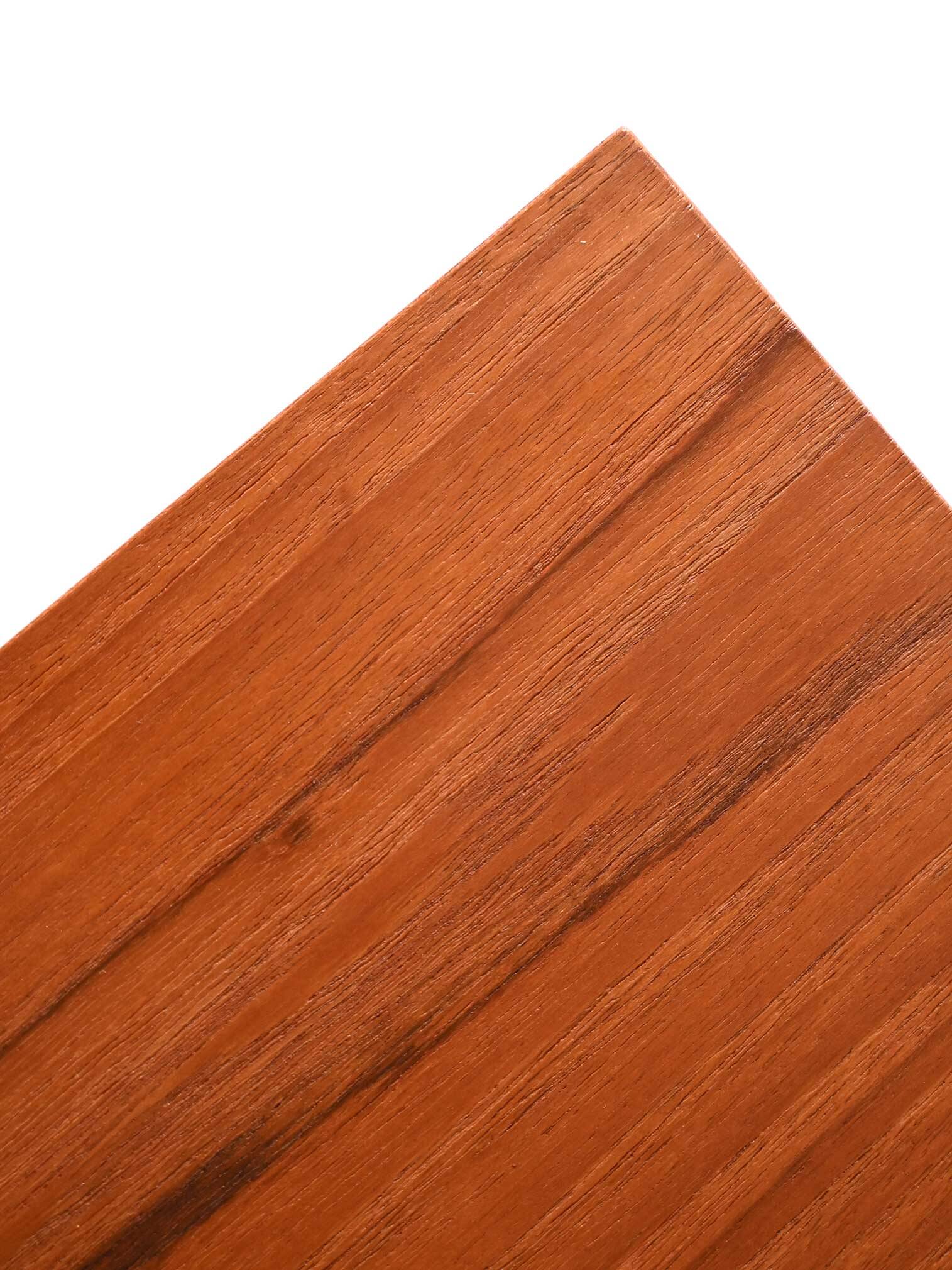 Vintage Scandinavian nightstand in wood and metal