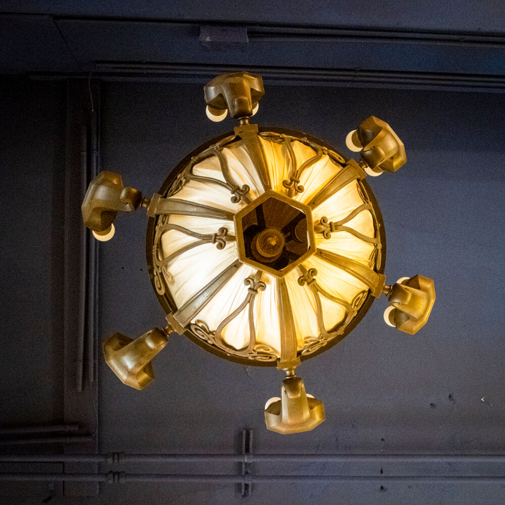 Art Nouveau chandelier