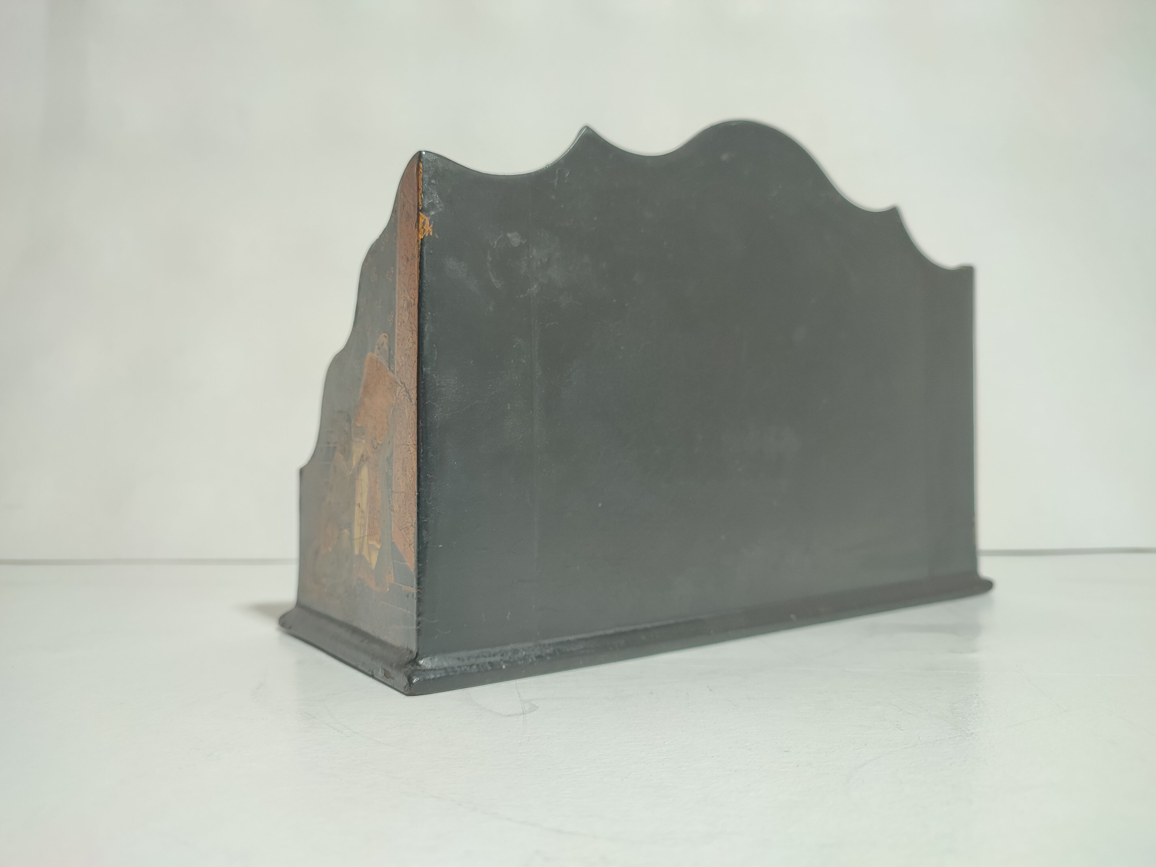 Letter holder Napoleon III Boiled cardboard