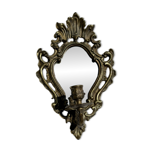 Magnifique miroir Bougeoir - baroque