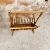 Bamboo magazine holder