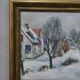Albert krüger (1885-1965), scandinavian painting, 1930s , framed
