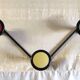 Tri-colour wall coat rack design - 1950s/60s