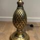 Pineapple floor lamp in brass