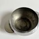 Chrome-plated stainless steel sugar bowl