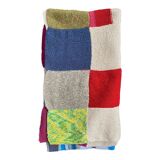 Plaid patchwork en laine