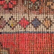 3x11 Pink Salmon Oriental Vintage Runner Rug, 99x341Cm