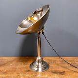 Nickel-plated old heater lamp from Germany, 1920s