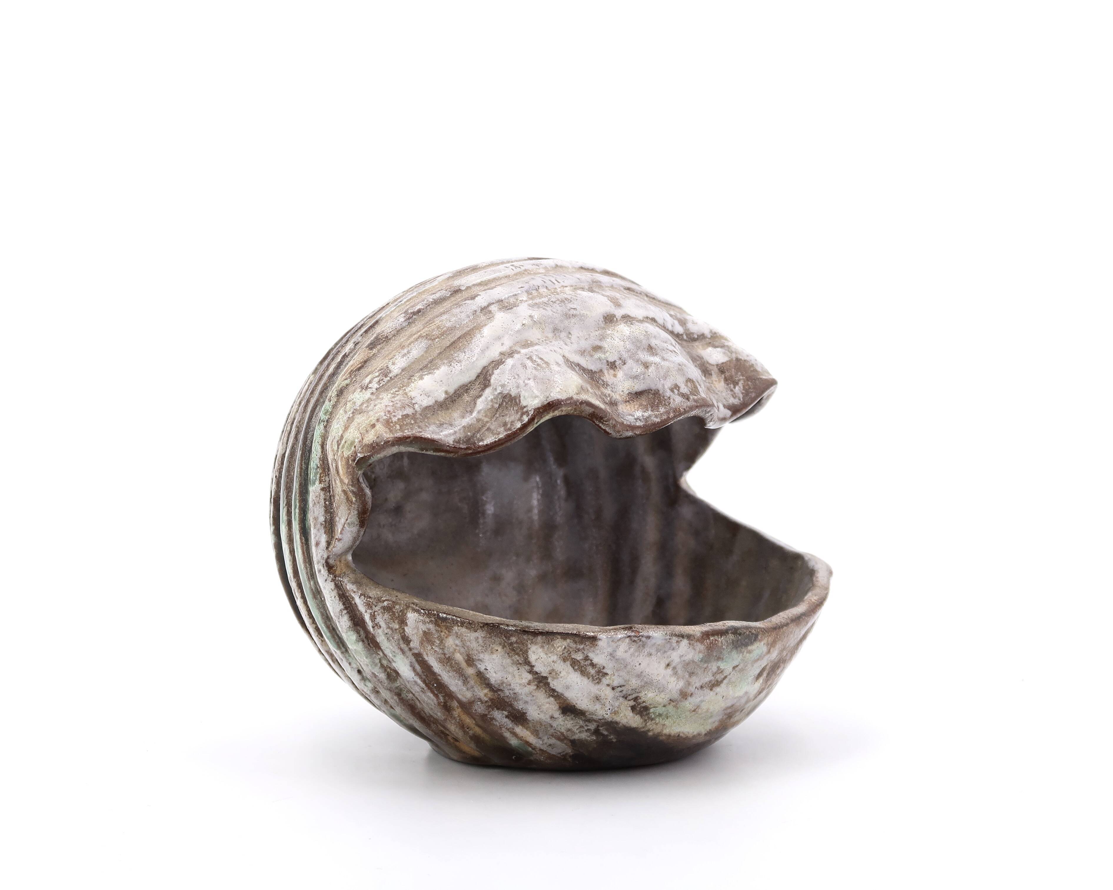 Ceramic shell emptier by Kostanda, Vallauris, 1960s