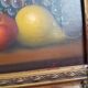 Ancient painting on canvas - still life very beautiful gilded framing