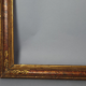 Old Italian frame gilded polychrome wood 47x39 cm, foliage 41x33 cm SB